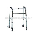 foldable aluminum walker with wheels for adults